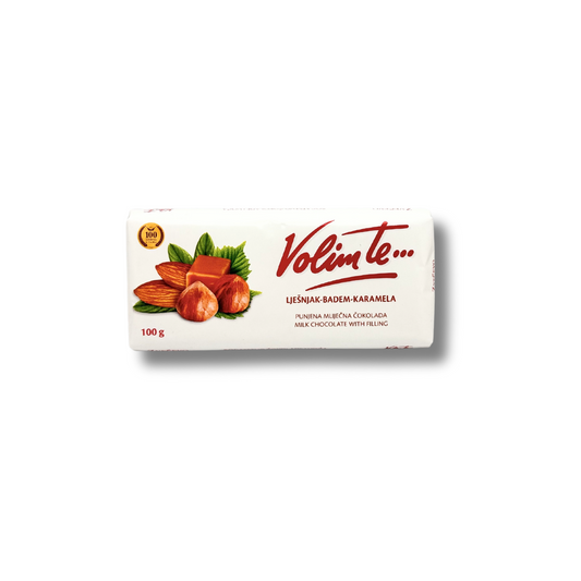 VolimTe Chocolate Hazelnut-almond-caramel 100g