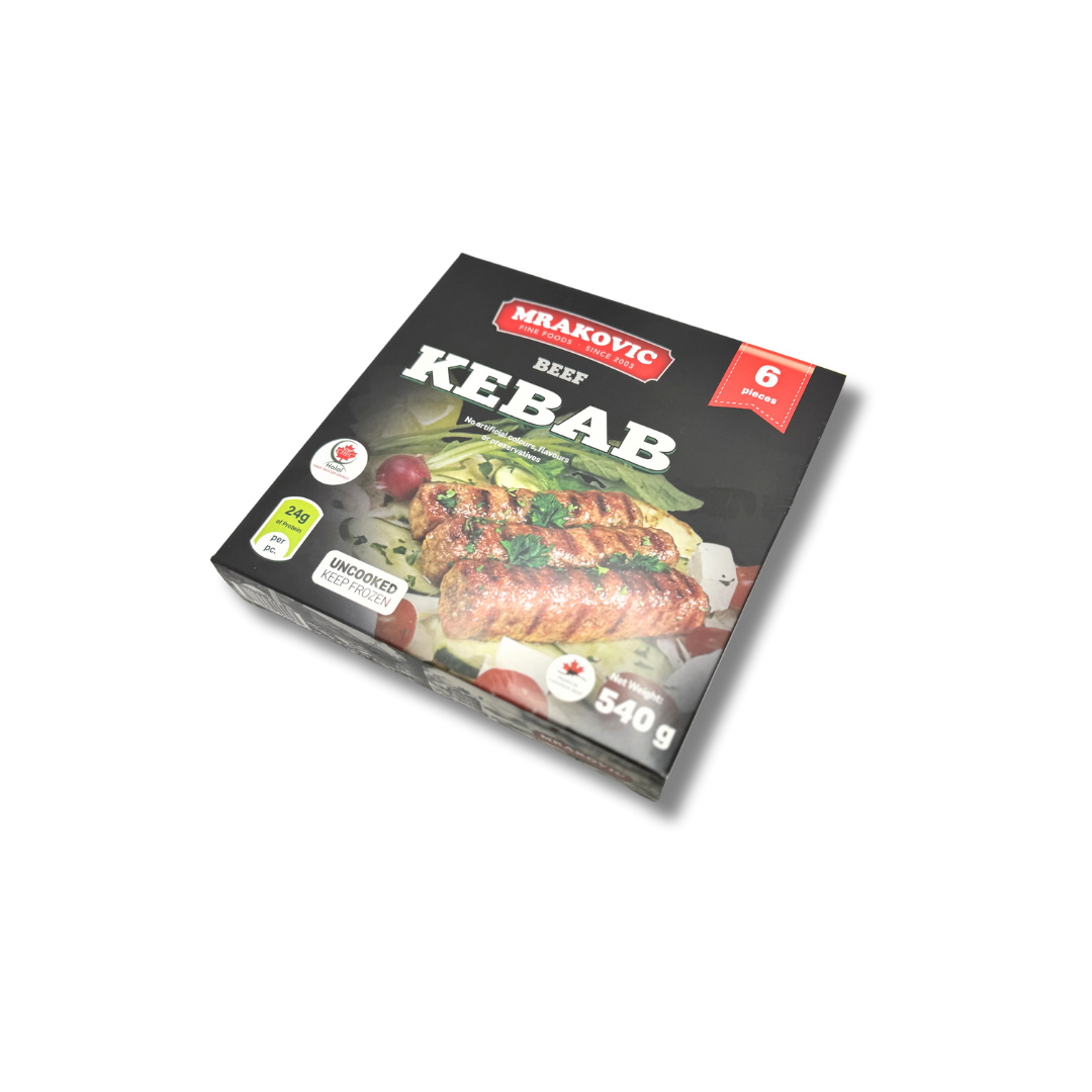 Mrakovic Beef Kebab 540 G – Mrakovic Fine Foods