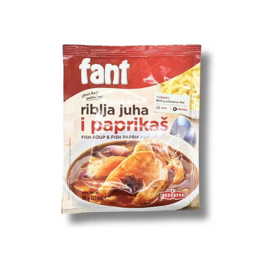 Fant Fish Soup and Fish Paprikash  80 g