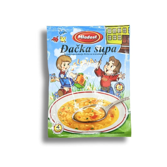 Mladost Dacka Supa (Chicken Soup with Noodles (letters) 4 portions